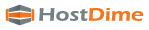 HostDime logo identity