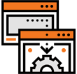 Expert hands service icon 